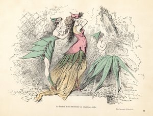 Caricature of a Parisian Women