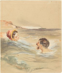 Male and Female Bathers