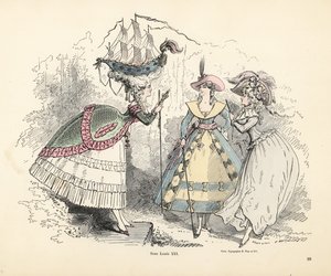 Woman Wearing a Battleship in Her Pouf Headdress, Era of King Louis XIV