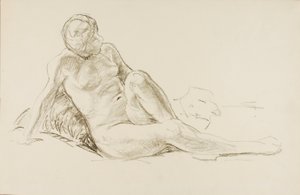 Reclining Nude by Alfred H. Maurer