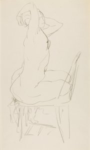 Seated Nude by Alfred H. Maurer