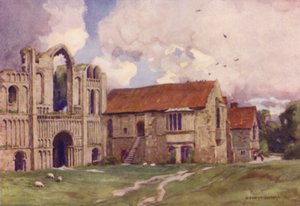 Castleacre Priory, Norfolk by Alfred Heaton Cooper