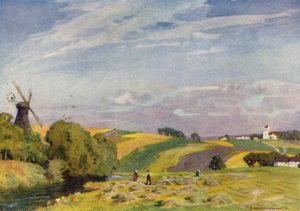 Denmark: A Typical Danish Landscape, South Jutland