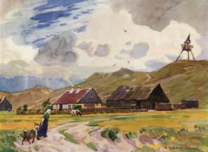 Denmark: Gamla Skagen by Alfred Heaton Cooper