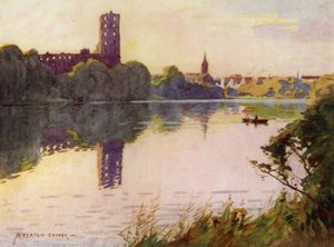 Denmark: Koldinghus Castle, North Slesvig by Alfred Heaton Cooper