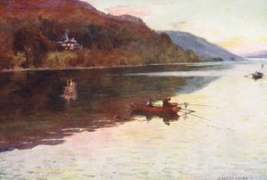 Lake District: Brantwood, Coniston Lake, Char-fishing