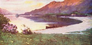 Lake District: Ullswater, the Silver Strand, Afterglow