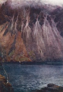 Lake District: Wastwater Screes by Alfred Heaton Cooper