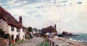 Porlock Weir by Alfred Heaton Cooper