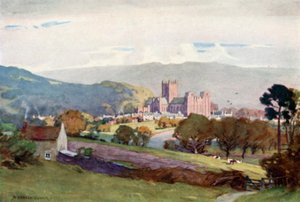 Wells, from Milton Hill by Alfred Heaton Cooper