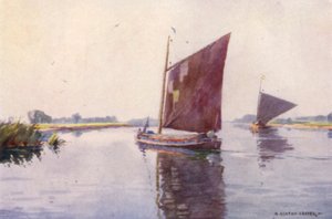 Wherries on the Waveney, Suffolk