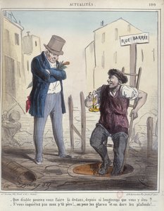 Sewer worker of Paris, mid nineteenth century