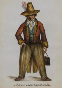Antoine Ravel as Bobadil by Alfred Jacob Miller
