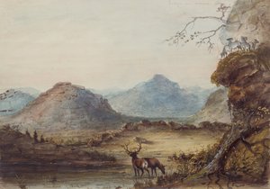 Formations of Rock near the Sweet Water, c.1837 by Alfred Jacob Miller