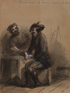 Great Deal of Human Nature in Man by Alfred Jacob Miller