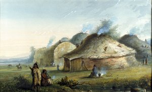 Indian Lodges by Alfred Jacob Miller