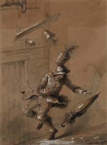 Jacques Strop Receiving a Bouquet by Alfred Jacob Miller