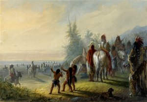 Moving Camp by Alfred Jacob Miller