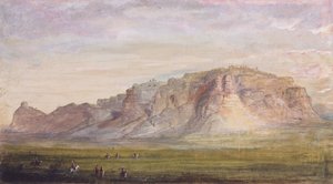 Scotts Bluff near the Nebraska (Platte), c.1837