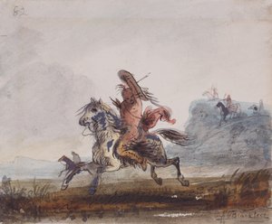 Snakes Pursued by Blackfeet