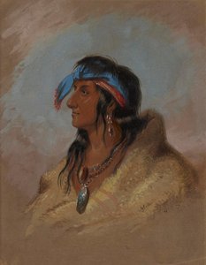 White Plume by Alfred Jacob Miller