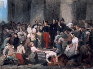 The Duke of Orleans During the Cholera Epidemic, c1830 by Alfred Johannot