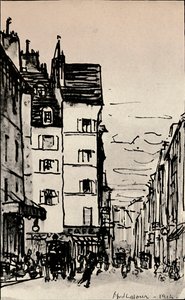 Rue de Seine by Alfred Latour