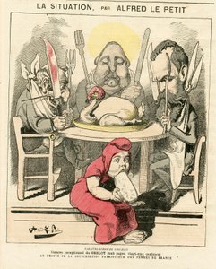 Cover of Le Grelot, number 47, Satirical in Colors by Alfred Le Petit