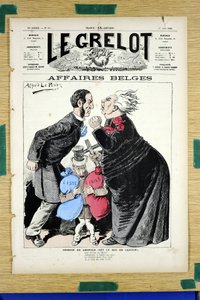 Cover of Le Grelot, number 697, Satirical in Colors by Alfred Le Petit