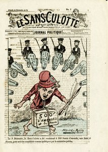 Illustration for the Cover of Le Sans-culotte, No. 7 by Alfred Le Petit
