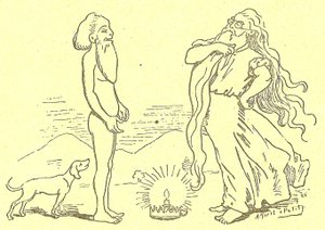 Illustration in Gros-Jean and his cure by Alfred Le Petit