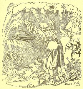 Illustration of Alfred Le Pete (1841-1909) in Gros-Jean and his cure by Alfred Le Petit