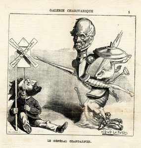 Illustration of Alfred Le Petit (1841-1909) in Le Charivari by Alfred Le Petit