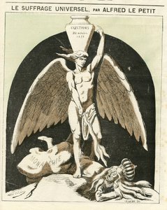Illustration of Alfred Le Petity (1841-1909) for the Cover of Le Grelot by Alfred Le Petit