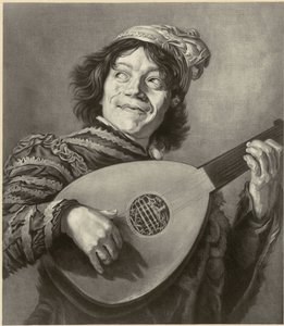 The Jester, after Frans Hals by Alfred Louis Bahuet
