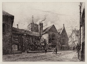 Corpus Christi College and the Tower of St Benet