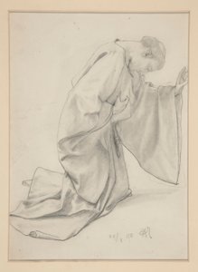 Monk Kneeling by Alfred Parsons