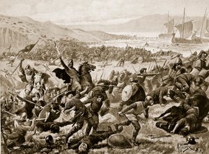 The great battle of Brunanburh (illustration from 