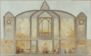 Sketch for Saint-Jean de Montmartre Church, circa 1900