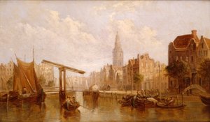 Tower of the Zuiderkerk, Amsterdam by Alfred Pollentine