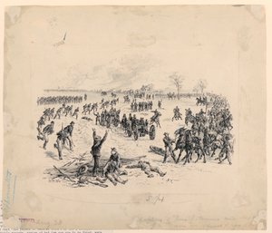 Capture of Guns and Destruction of a Confederate Wagon Train