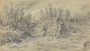 Dalles of St. Louis by Alfred R. Waud