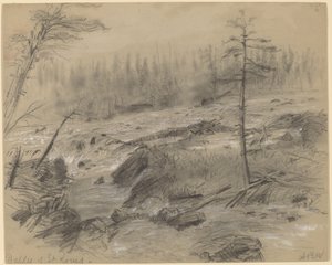 The Dalles of St. Louis by Alfred R. Waud
