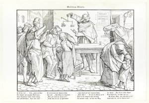 Another Dance of Death, plate III by Alfred Rethel