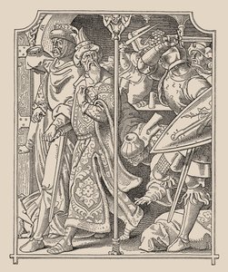 Die Nibelungen. Etzel and Kriemhild, 1840-1841 by Alfred Rethel