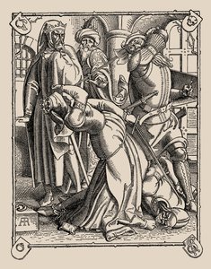Die Nibelungen: How Gunther and Hagen and Kriemhild Were Slain by Alfred Rethel