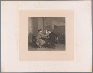 Interior with Three Smoking Men at a Table