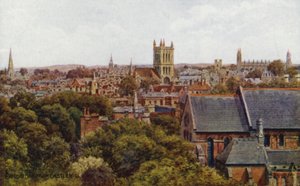 Cambridge, from Castle Hill by Alfred Robert Quinton