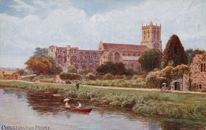 Christchurch Priory by Alfred Robert Quinton