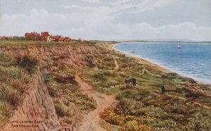 Cliffs, Looking East, Barton-on-Sea by Alfred Robert Quinton